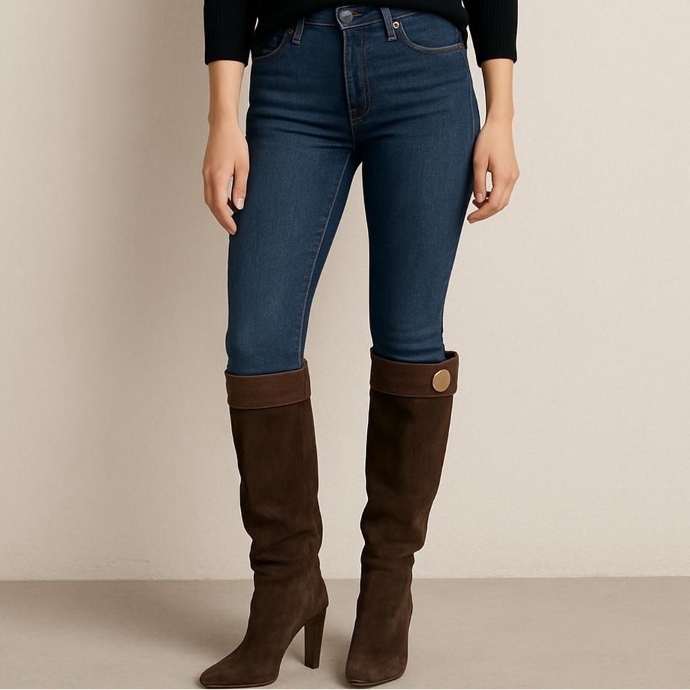 🛍️Bundle sale🛍️Style & Co. Brown faux sued boots 7.5🛍️